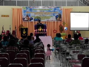 Pelaksanaan Ibadah Malam Kudus Di Distrik Kenyam Kabupaten Nduga Berjalan Aman Dan Lancar