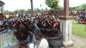 Keluarga Korban Tabrakkan Maut Demo Di Gedung DPRD Nabire Minta Keadilan