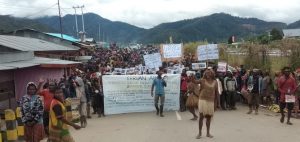 SRPPBM Melakukan Aksi Damai Untuk Membasmikan Miras Di Dogiyai, Papua