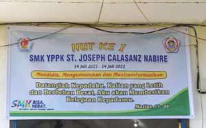 SMK YPPK St. Yoseph Calasanz Nabire Peringati HUT Pertama