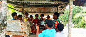 BABINSA KORAMIL 1708-01/BK Tanamkan Jiwa Nasionalisme Sejak Dini Kepada Anak-Anak