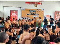 Program “B2SA Goes To School” Di SD Kristen Permata Sentani, Disambut Antusias Guru Dan Siswa