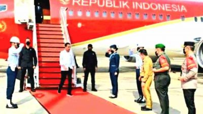 Presiden RI Datang Di Biak, Kunjungi Kantor Bulog