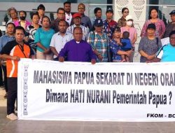 Anak² Mahasiswa Papua Diduga Diterlantarkan, Jhon Reba: “Pemerintah Provinsi Papua Tidak Punya Hati Nurani!!!”