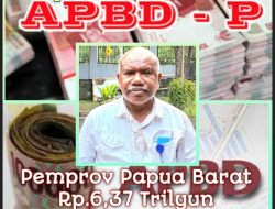 LP3BH: “APBD-P 2023 Rp.6,37 Trilyun, Ada OPD Diduga Hanya Dapat 500 Juta, KPK RI, POLDA Dan KEJATI Papua Barat Diminta Lidik!”