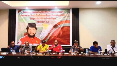 Masyarakat Tabi Saireri & Paguyuban Nusantara Dukung HYU Maju Cagub Papua