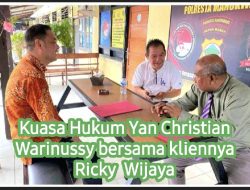 Disinyalir Tak Bersalah Tapi Dijadikan Tersangka, Yan Christian Warinussy Cs Praperadilankan Penyidik Polresta Manokwari