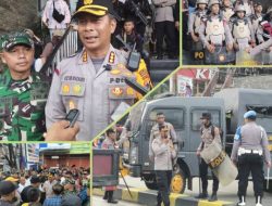 Ricuh Antara Pendukung Paslon Di Pleno Kota Jayapura, Kapolresta : “Ikuti Mekanisme yang Ada, Jangan Bawa Massa Aksi”