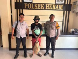 Polsek Heram Limpahkan Tersangkanya Lantaran Aniaya Sang Kekasih