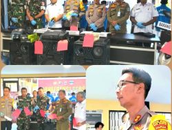 Per 3 Minggu Polres Biak Numfor Berhasil Ungkap 9 Kasus Tindak Pidana