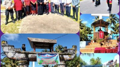 Perayaan Pentakosta Ke-2 Jemaat Karmel Bosnik Di Lokasi Pendaratan Injil, Inofi Manduser, Berjalan Penuh Khidmat