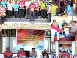 Di Kantor Distrik Biak Timur, Proposal Pemekaran Sejumlah Kampung Resmi Diserahkan Ke Ketua DPRK Biak Numfor
