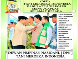 Don Muzakir Dianugerahi Tanda Jasa Satyalancana Wira Karya Oleh Presiden, DPD TMI Waropen Beri Apresiasi