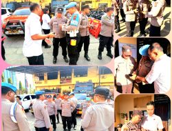 Cegah Judi Online, Propam Polresta Periksa Pengunaan Handphone Personel