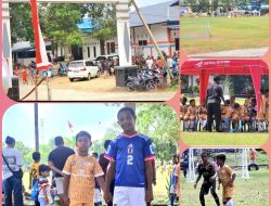 Peringati HUT RI Ke-81, Lapangan Pompes Hidayatulah Holtekamp Gelar Laga Sepak Bola Usia Sekolah